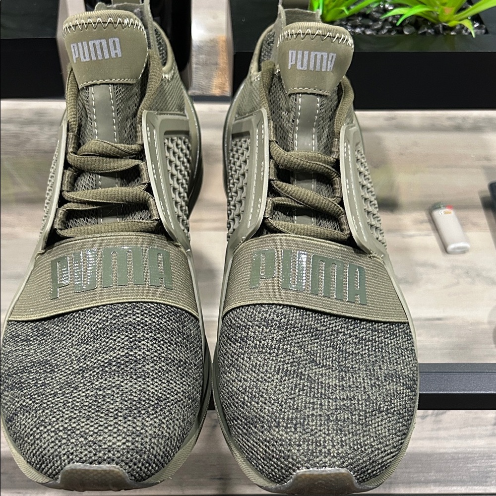 Puma Men's Olive Sneakers